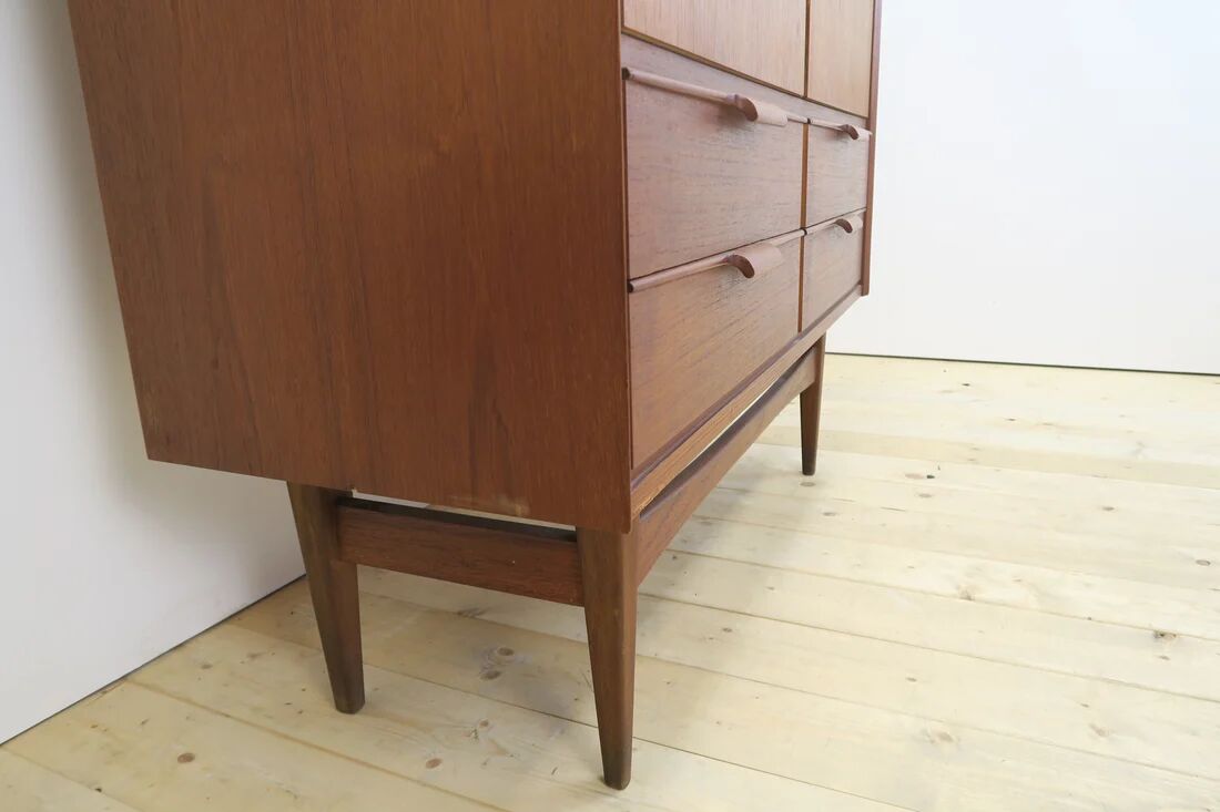 Grand buffet haut en teck, Danemark 1960