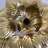 Ceiling lamp flower golden leaves