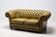 Vintage mid-century Chesterfield sofa in Greene & Greene leather.