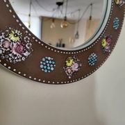 Ceramic Mirror Mari Simmulson Floral Decor/ Scandinavian Design