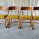 Ensemble de chaises traîneau Baumann