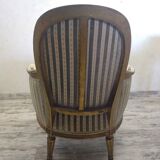 Louis XVI style bergère armchairs