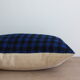 Housse de coussin tissu traditionnel  indigo