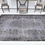 5x9 Rug For Living Room Blue Gray Floral Vintage Area Rug, 170x268Cm SK 1390