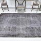 Tapis 5x9 pour salon, tapis Vintage à fleurs bleu gris, 170x268Cm, SK 1390