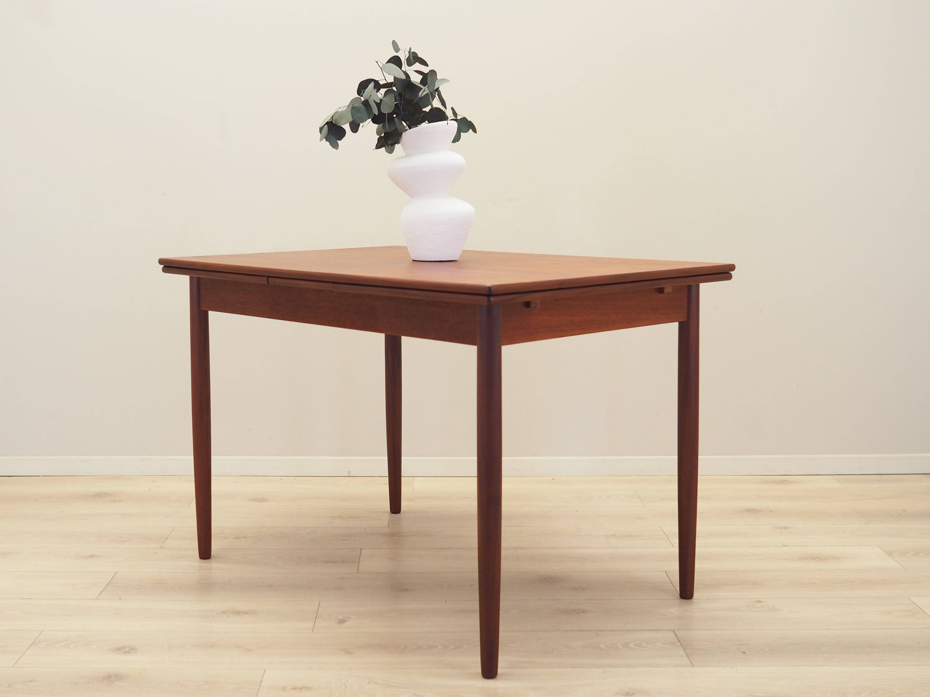 Teak table, Danish design, 1970s, production: Denmark