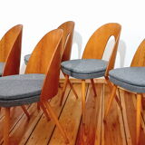 Set of five chairs, design. A. Suman, Tatra Nabytok, Czechoslovakia, 60s
