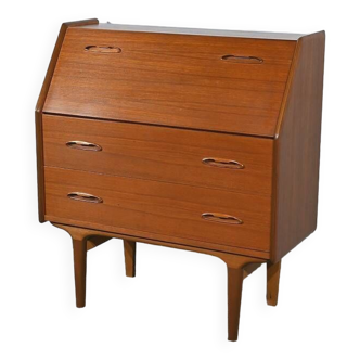 Secretary in Teak, stamped LB Kofod-Larsen, Denmark – 1960