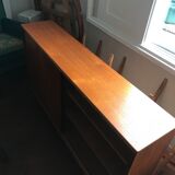 Glass teak buffet