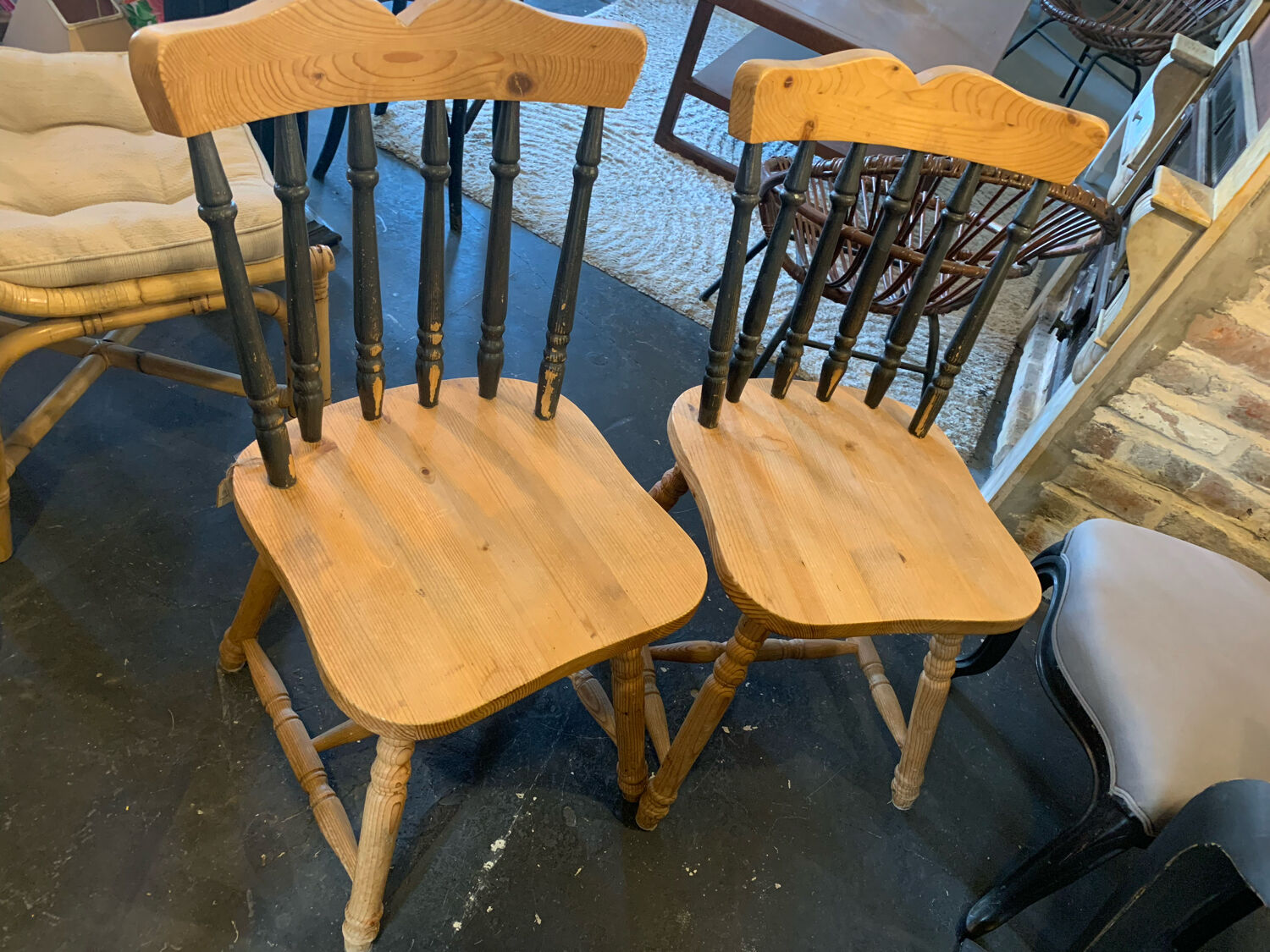 Lot de 2 chaises bistrot