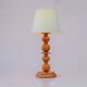 Large vintage pine table lamp from Markslöjd, 1970s