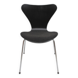 Chair 3107 Arne Jacobsen in black with polstery