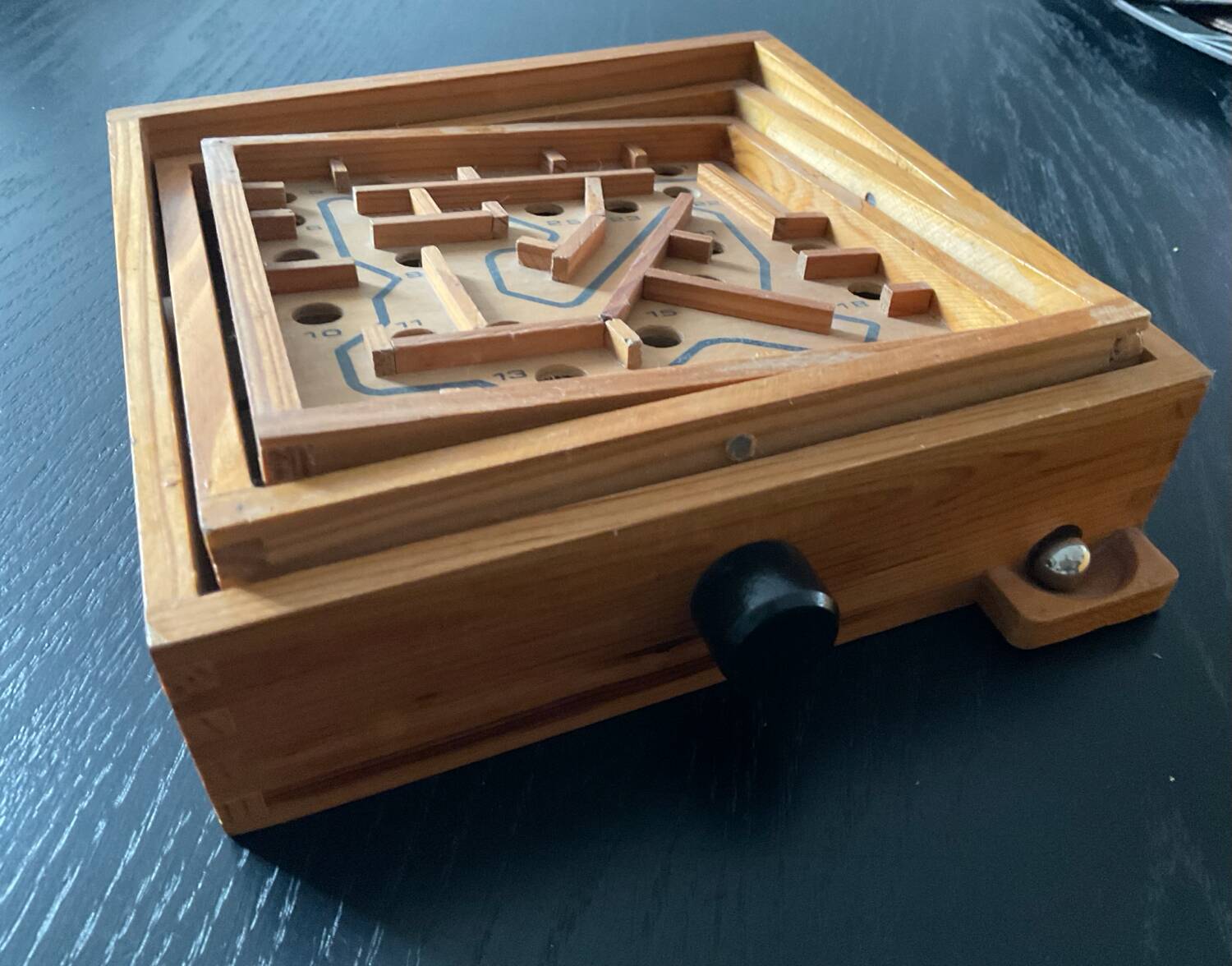 Vintage wooden maze