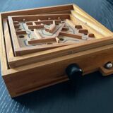 Vintage wooden maze