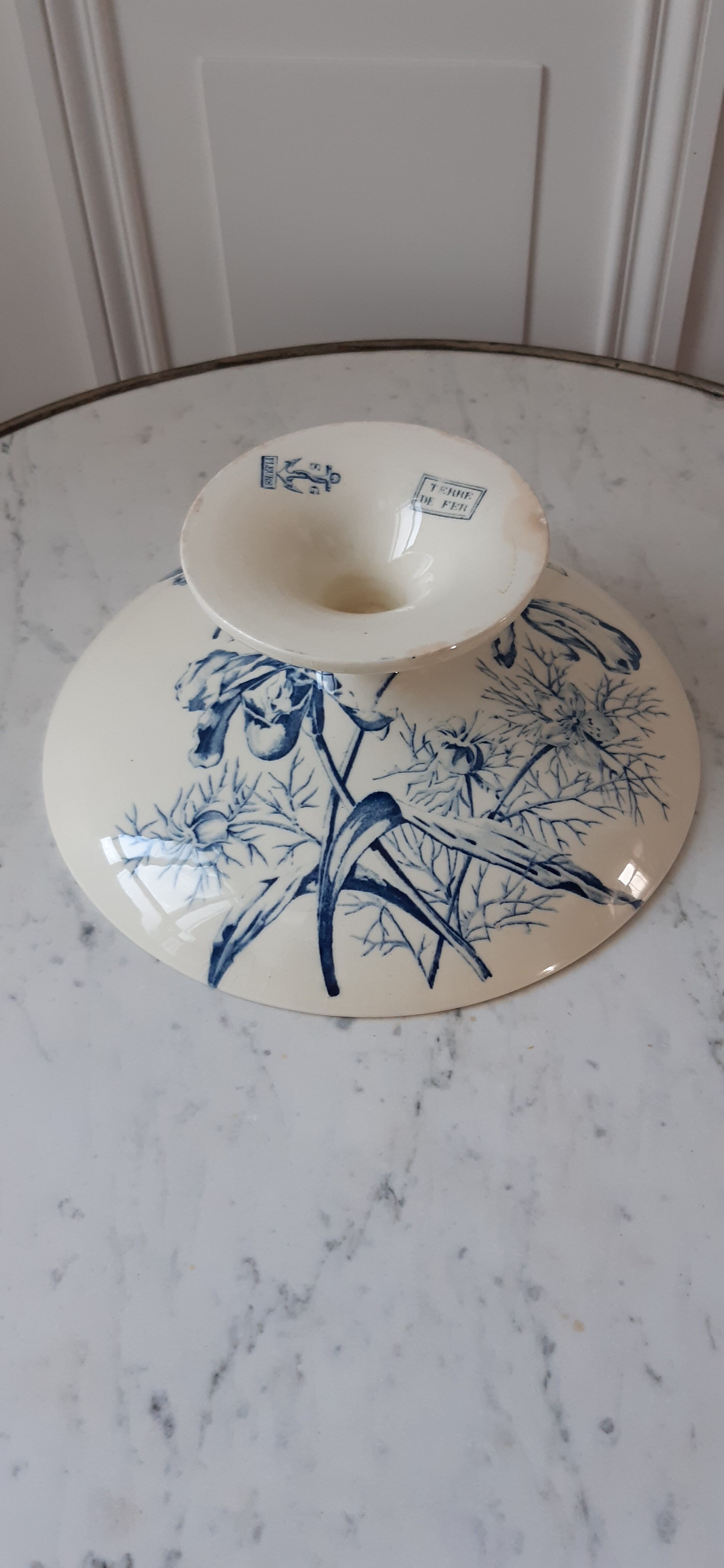 Compotier Terre de Fer SG model Fleurus XIXth