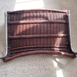 70's rattan armchair