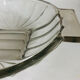 Art Deco pressed moulded glass bowl made in France