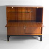 Vintage bar cabinet with brass details, Belgium 1960s