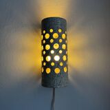 Danish chamotte wall sconce, 1960s