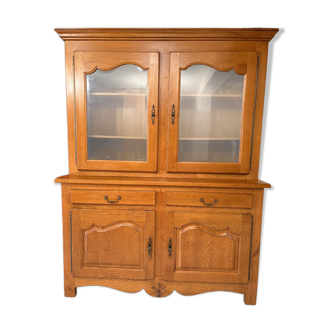 Handcrafted solid oak sideboard with carvings