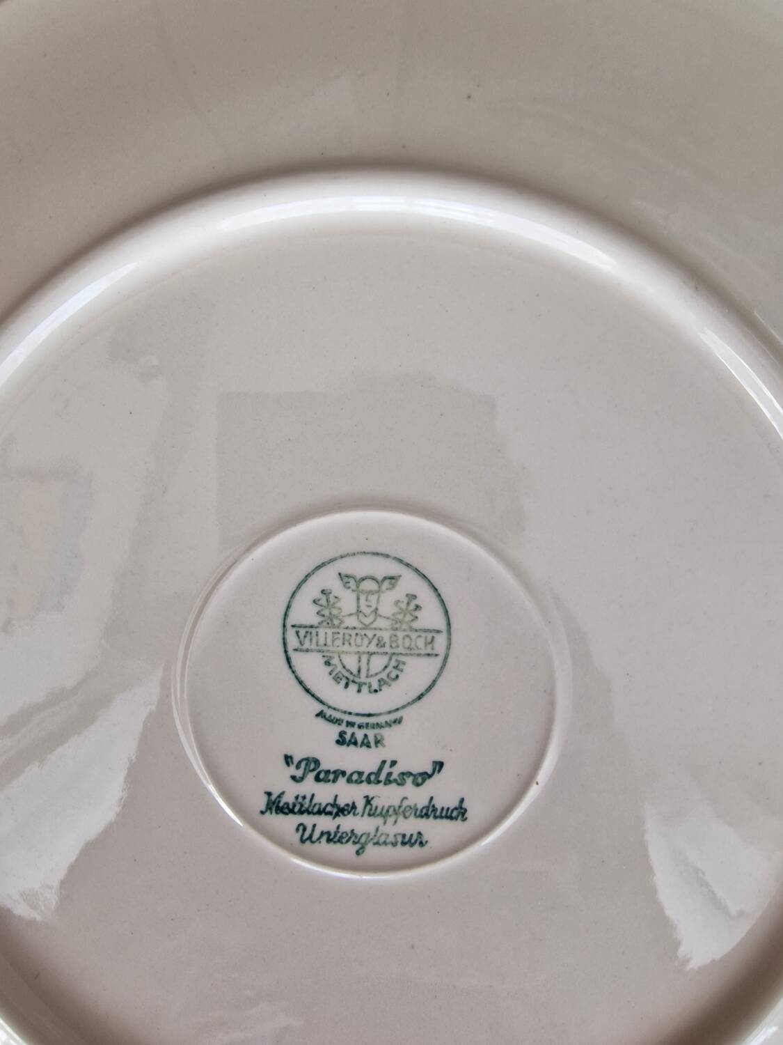 4 plates and sauce boat Villeroy et Boch modèle Paradiso