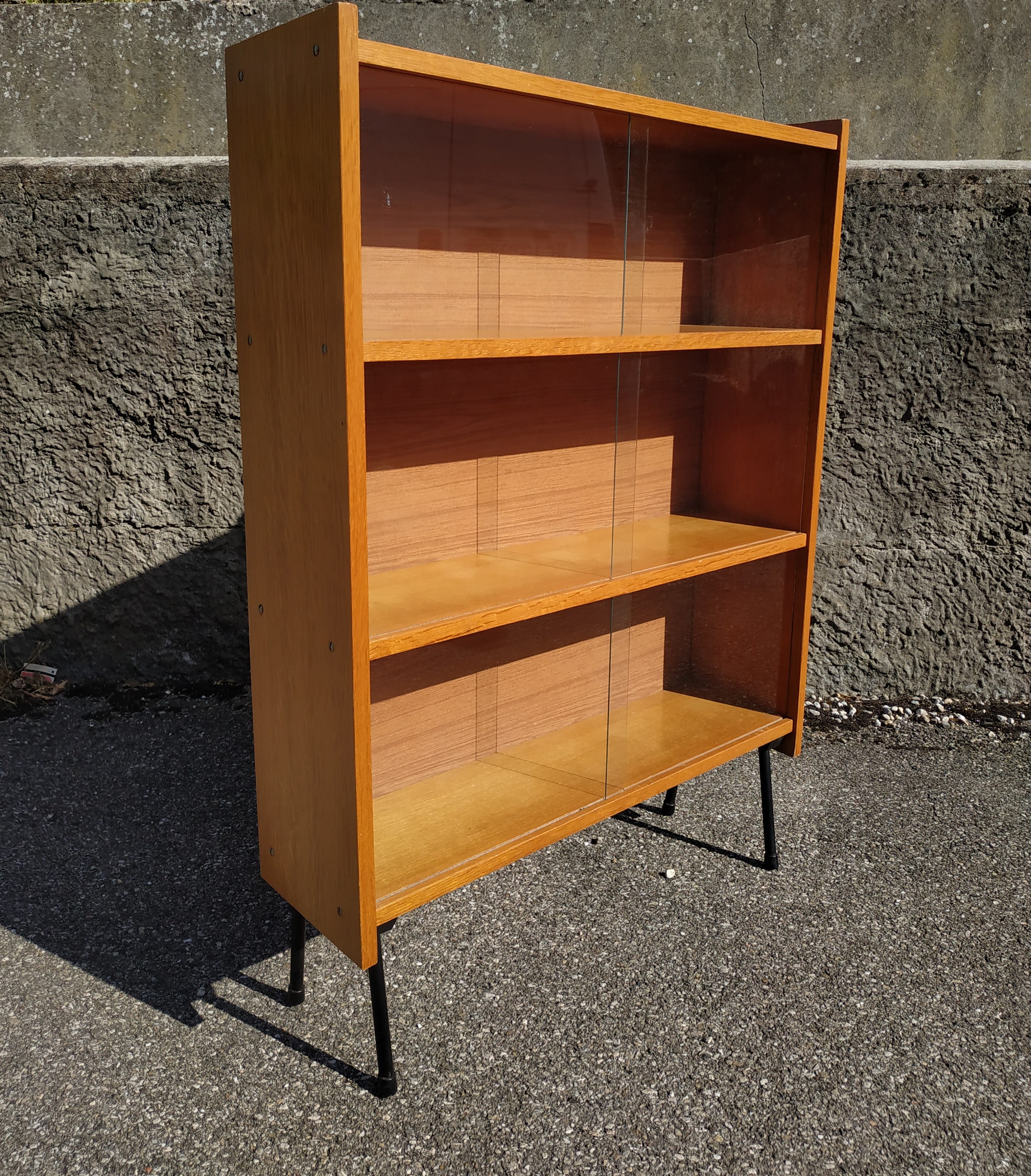 Bookcase showcase vintage 60s
