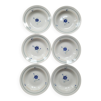 6 assiettes Moulin des Loups