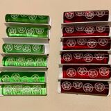 Set of 10 knife holders