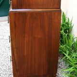 Pretty little Art Deco chest of drawers from the 1930s in walnut.