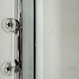 Set of 2 Targetti Sankey chrome wall lamps, 1970s