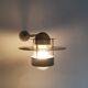 Metal and glass wall light by Jens Møller-Jensen for Louis Poulsen
