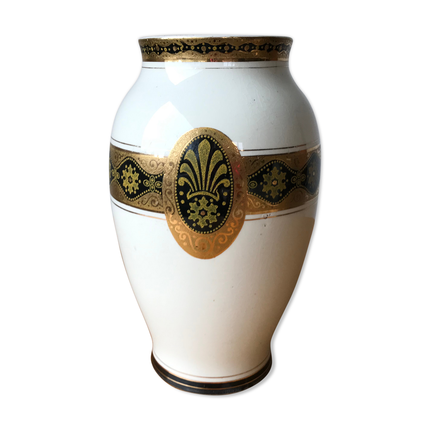 Vase in earthenware signed Bosh Brothers Kéramis, BFK, circa 1900