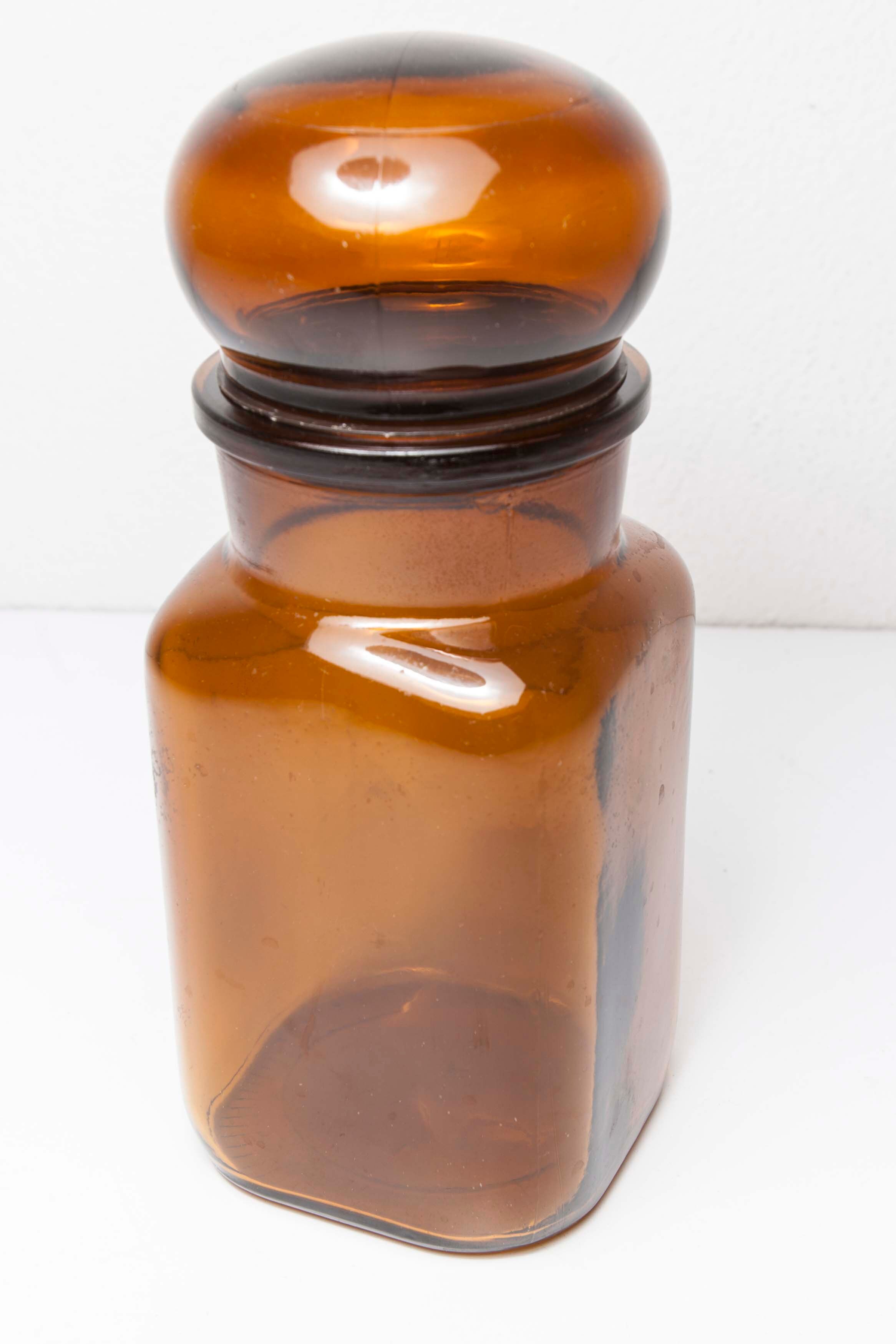 Pharmacy in smoked glass pot