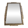 Rare striped Art Deco antique wooden mirror