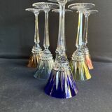6 Verres à vin – Cristal doublé