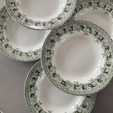 6 Saint-Amand and Hmage soup plates, Murier model