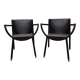Paire de fauteuils emu modèle nilo design de chiaramonte et marin circa 2000 (encore édités)