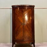 Curved furniture in louis xv period marquetry xviii eme century