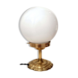 Lampe globe opaline *70