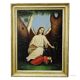 Oil painting on canvas, angel with sleeping child.