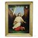 Oil painting on canvas, angel with sleeping child.