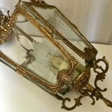 Golden bronze vestibule lantern