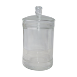 Glass jar with its lid