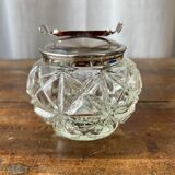 Glass and metal clamp
