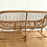 Rattan bench