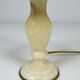 Lampe italienne en marbre blanc, vers 1920