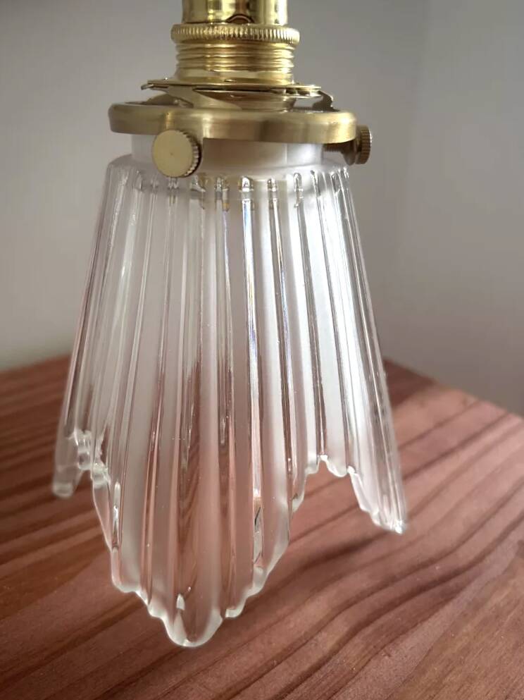 Pair of Art Deco glass wall sconces