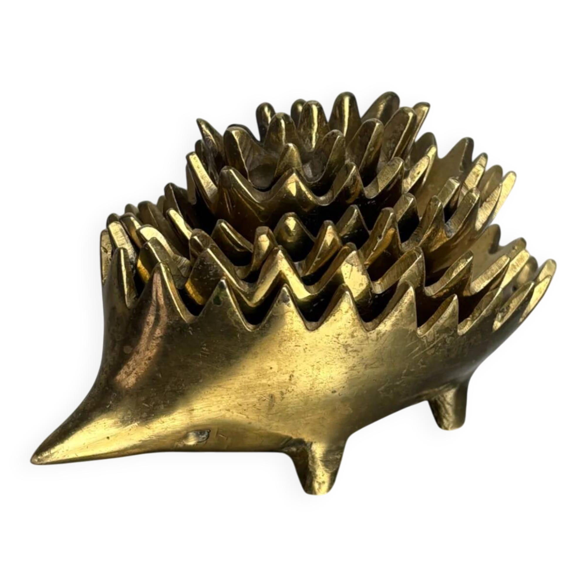 Stackable hedgehog ashtray set by Walter Bosse for Hertha Baller, Austria, 1950s