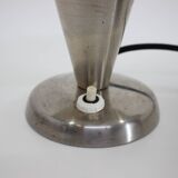 1930s Pair of  Chrome Plated Bauhaus Lamps, Czechoslovakia