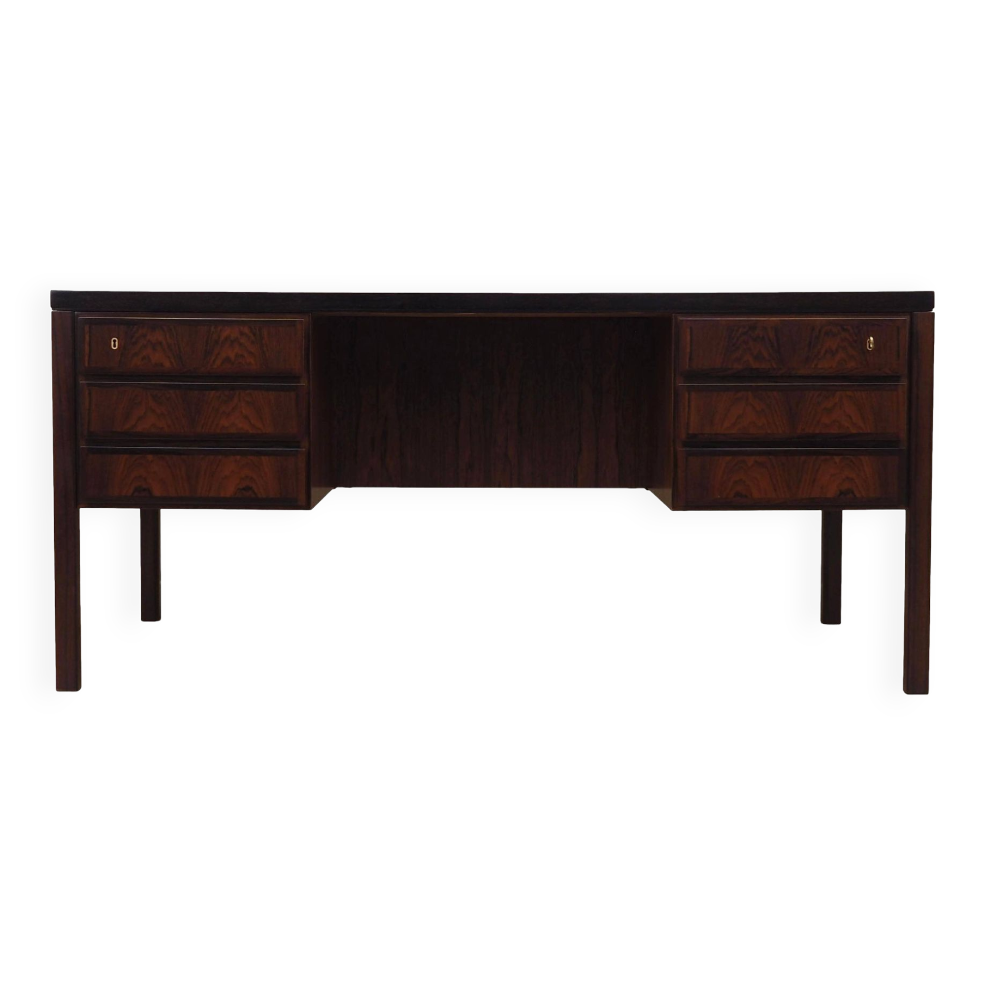Rosewood desk, Danish design, 1970s, made by Omann Jun